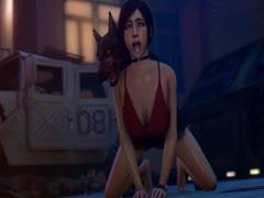 Beautiful teen beastiality lover drools while having dog sex